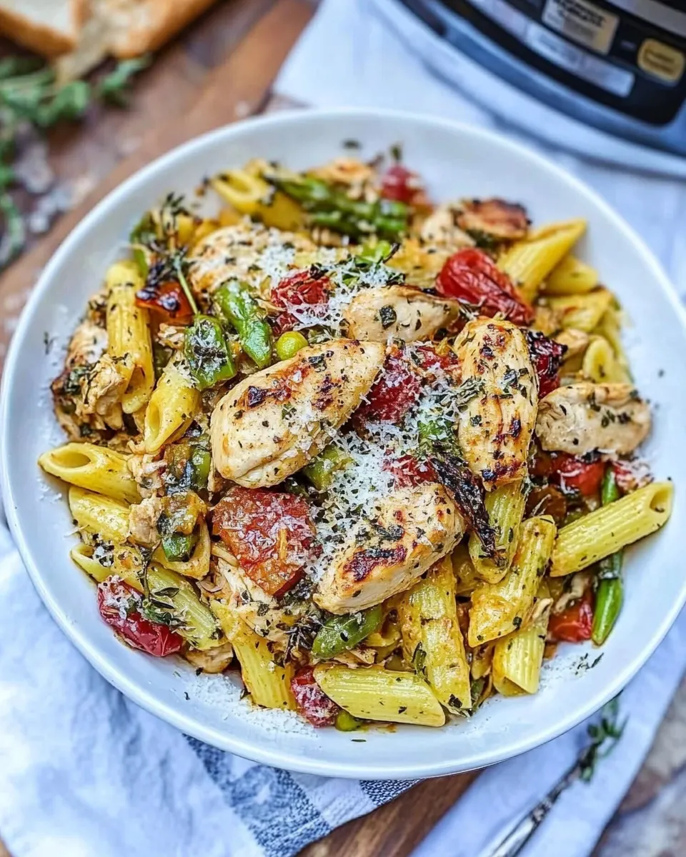 Homemade Instant Pot Chicken Pasta Dinner photo
