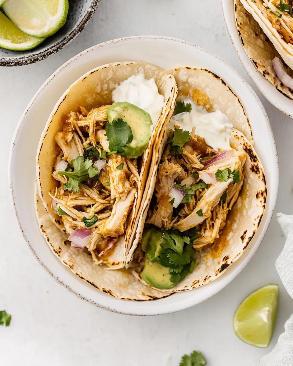 Homemade Instant Pot Chicken Tacos photo