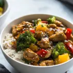 Homemade Instant Pot Chicken Teriyaki Bowls photo