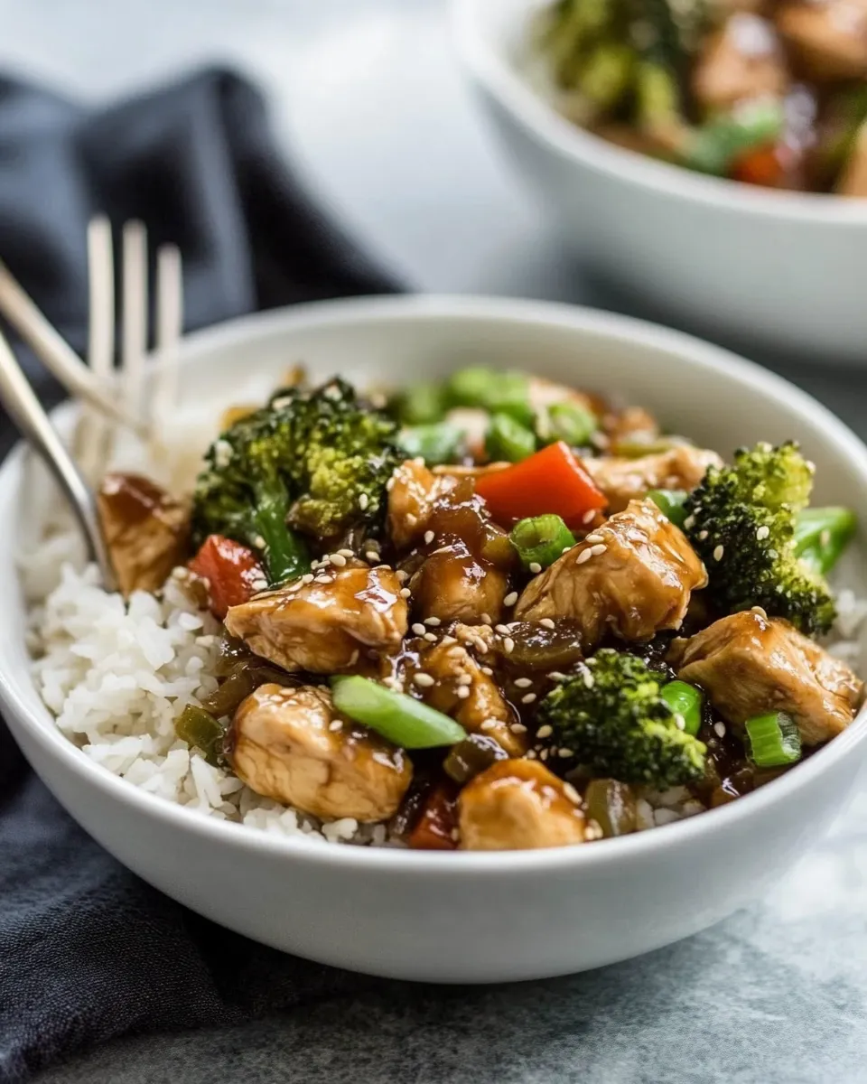 Easy Instant Pot Chicken Teriyaki Bowls recipe photo