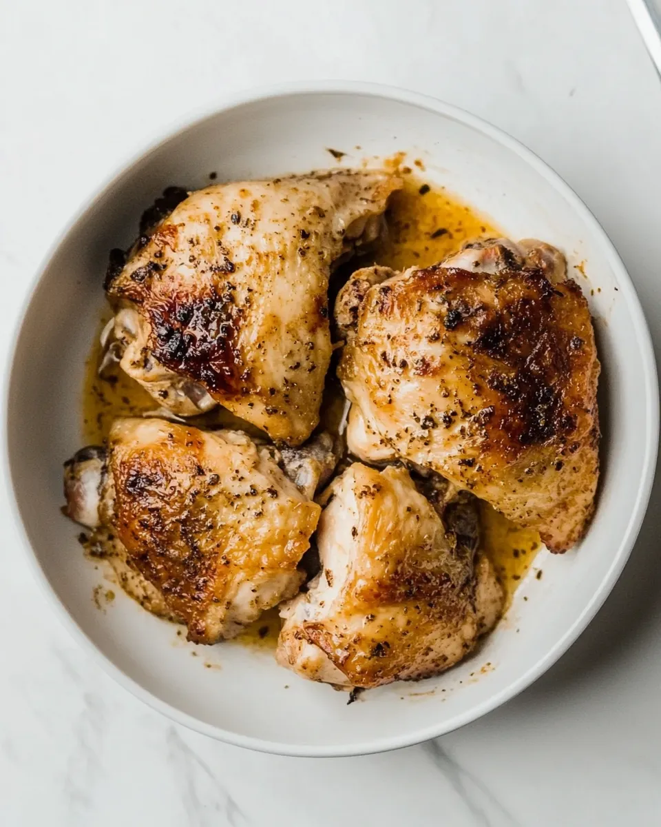 Delicious Instant Pot Chicken Thighs (Fresh or Frozen) dish photo