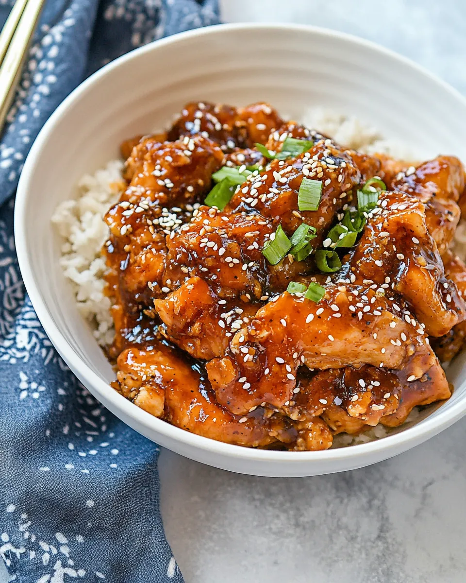 Homemade Instant Pot Honey Sesame Chicken photo