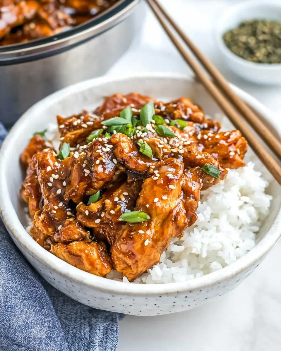 Delicious Instant Pot Honey Sesame Chicken dish photo