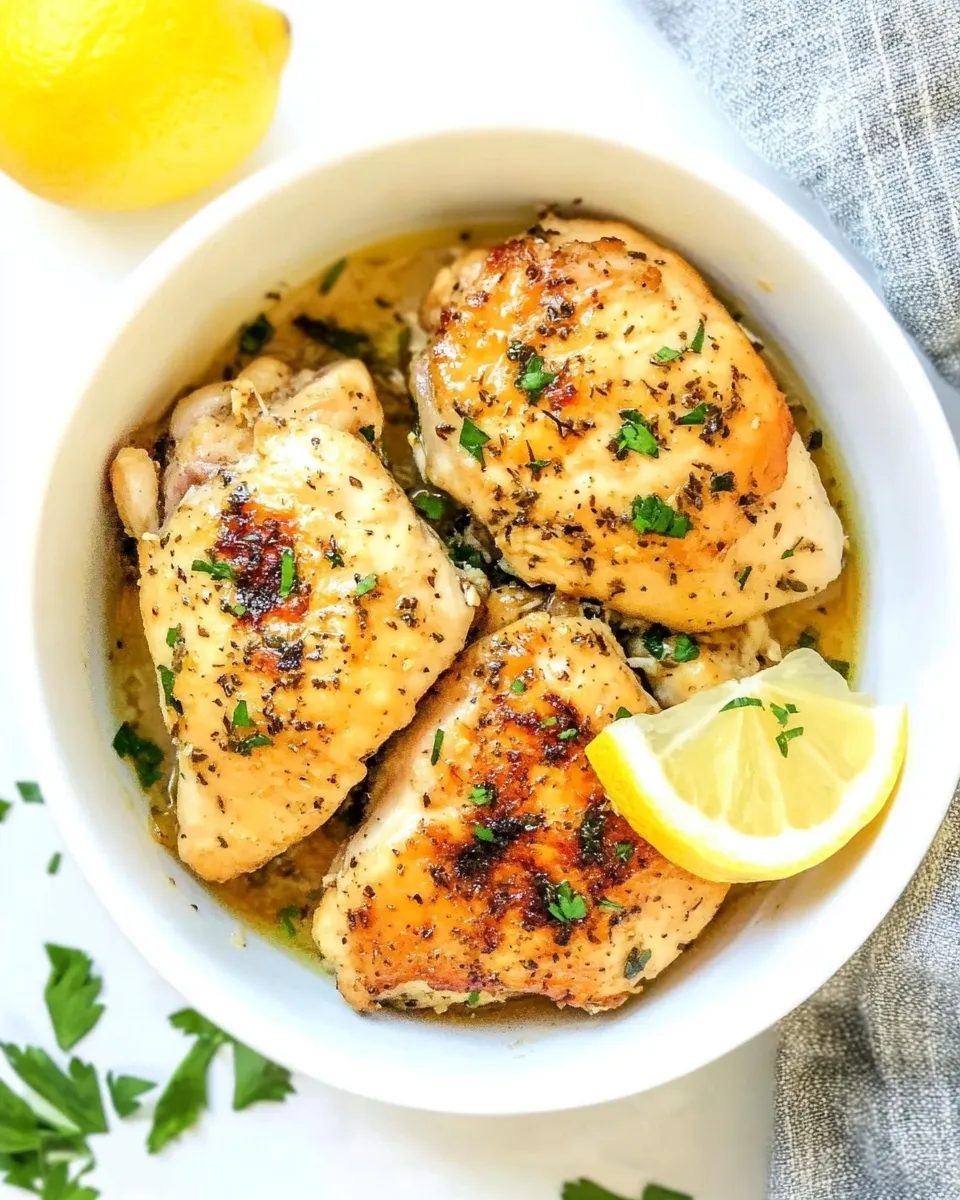 Homemade Instant Pot Lemon Chicken photo