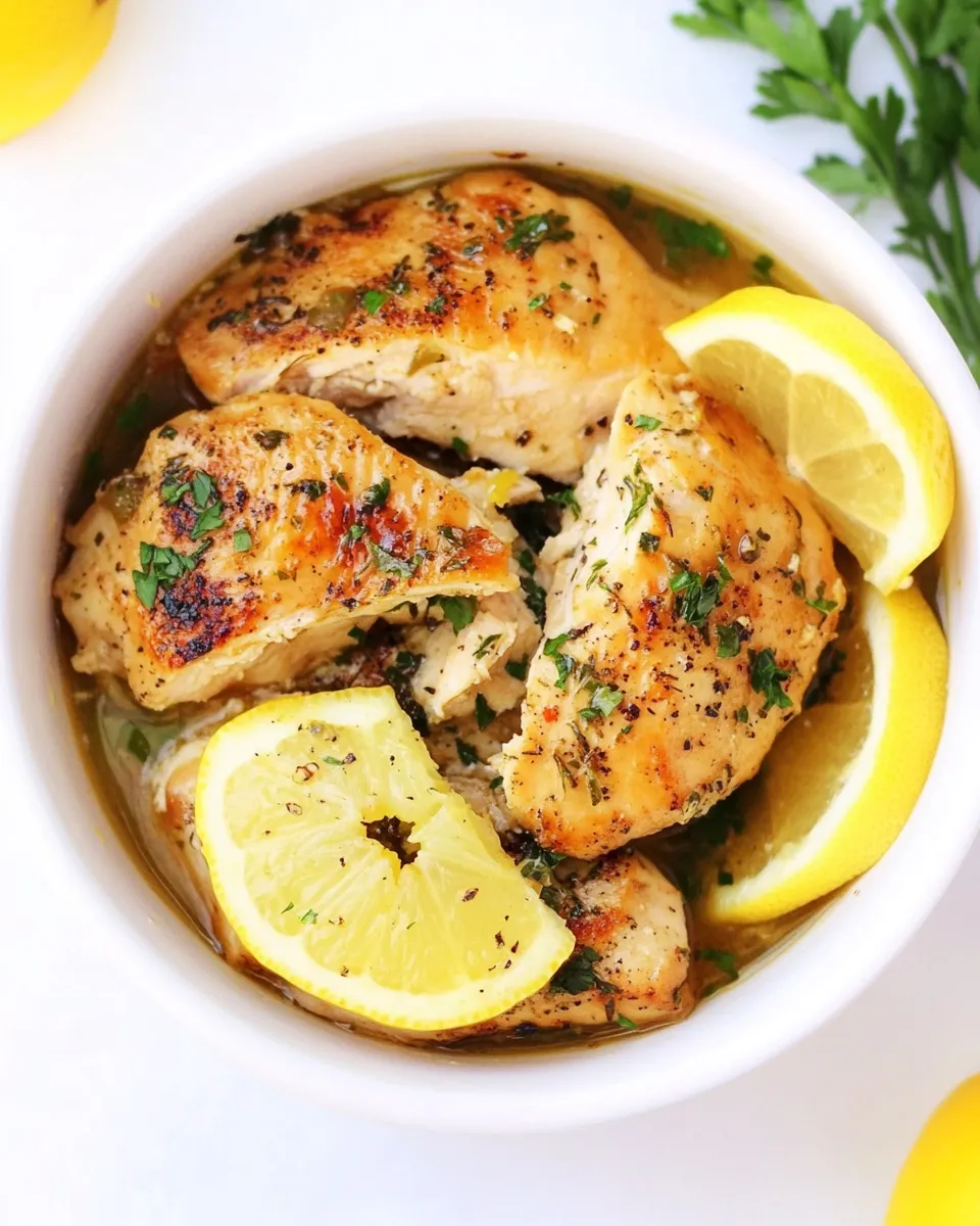Delicious Instant Pot Lemon Chicken dish photo