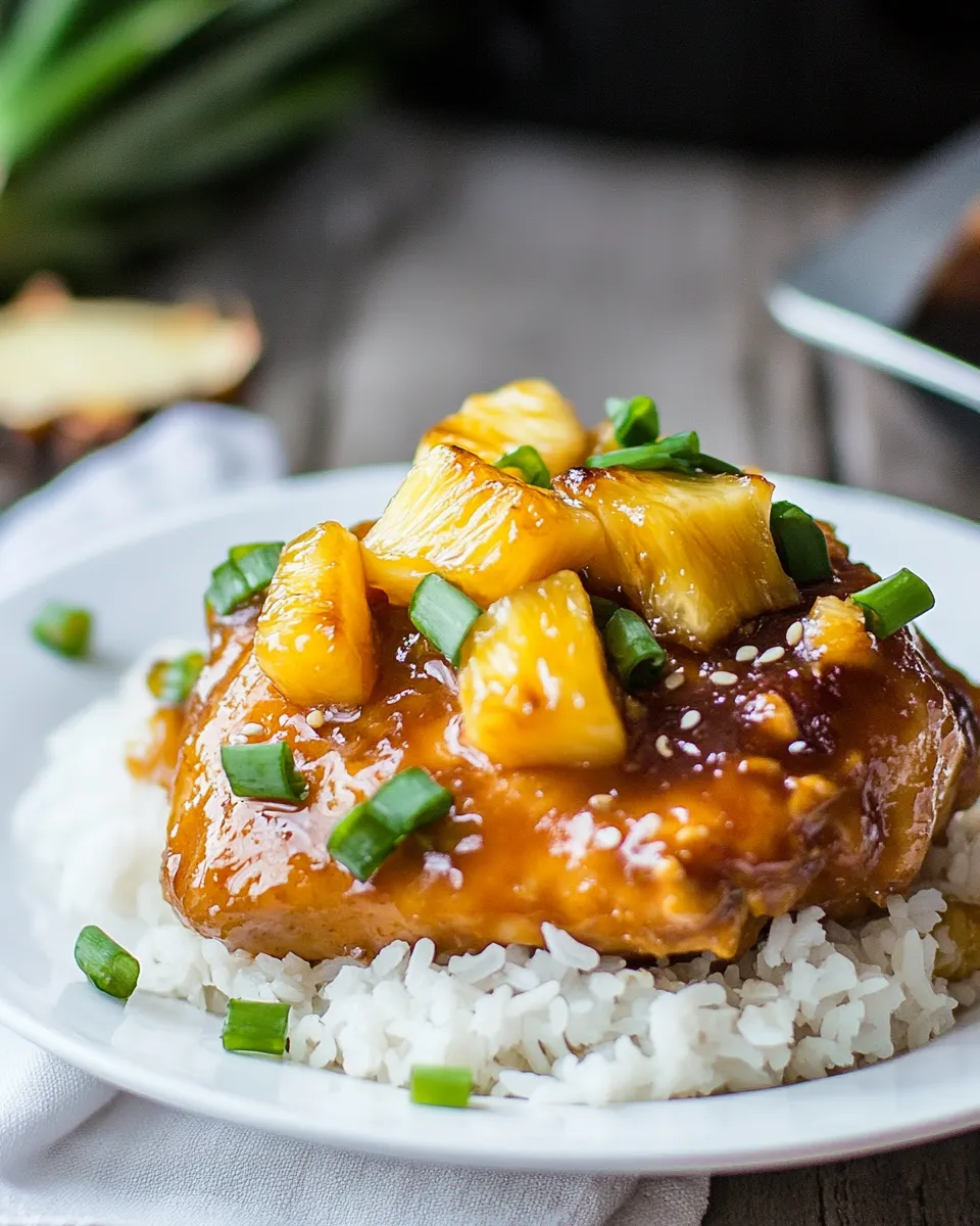 Homemade Instant Pot Pineapple Chicken photo