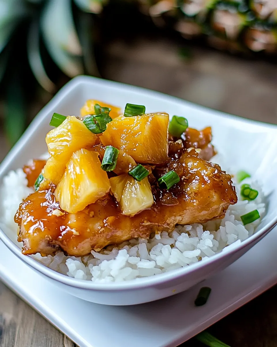 Delicious Instant Pot Pineapple Chicken dish photo