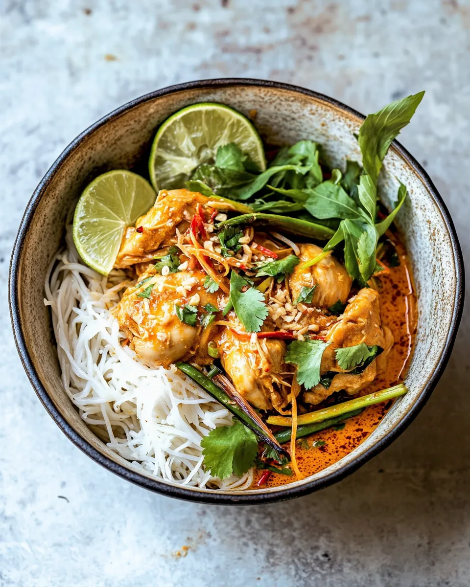 delicious Instant Pot Thai Lemongrass Chicken. recipe image
