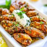 Homemade Italian-Style Chicken Wings with Gorgonzola Sauce photo