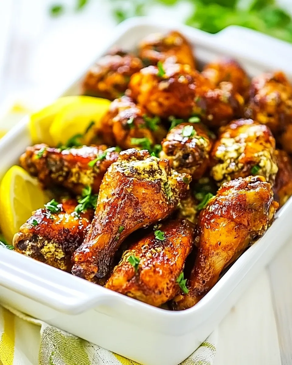Classic Italian-Style Chicken Wings with Gorgonzola Sauce image