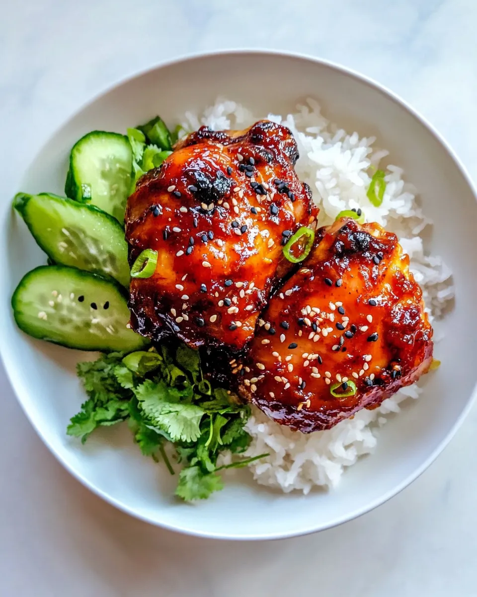 Classic Korean Chicken Thighs recipe photo