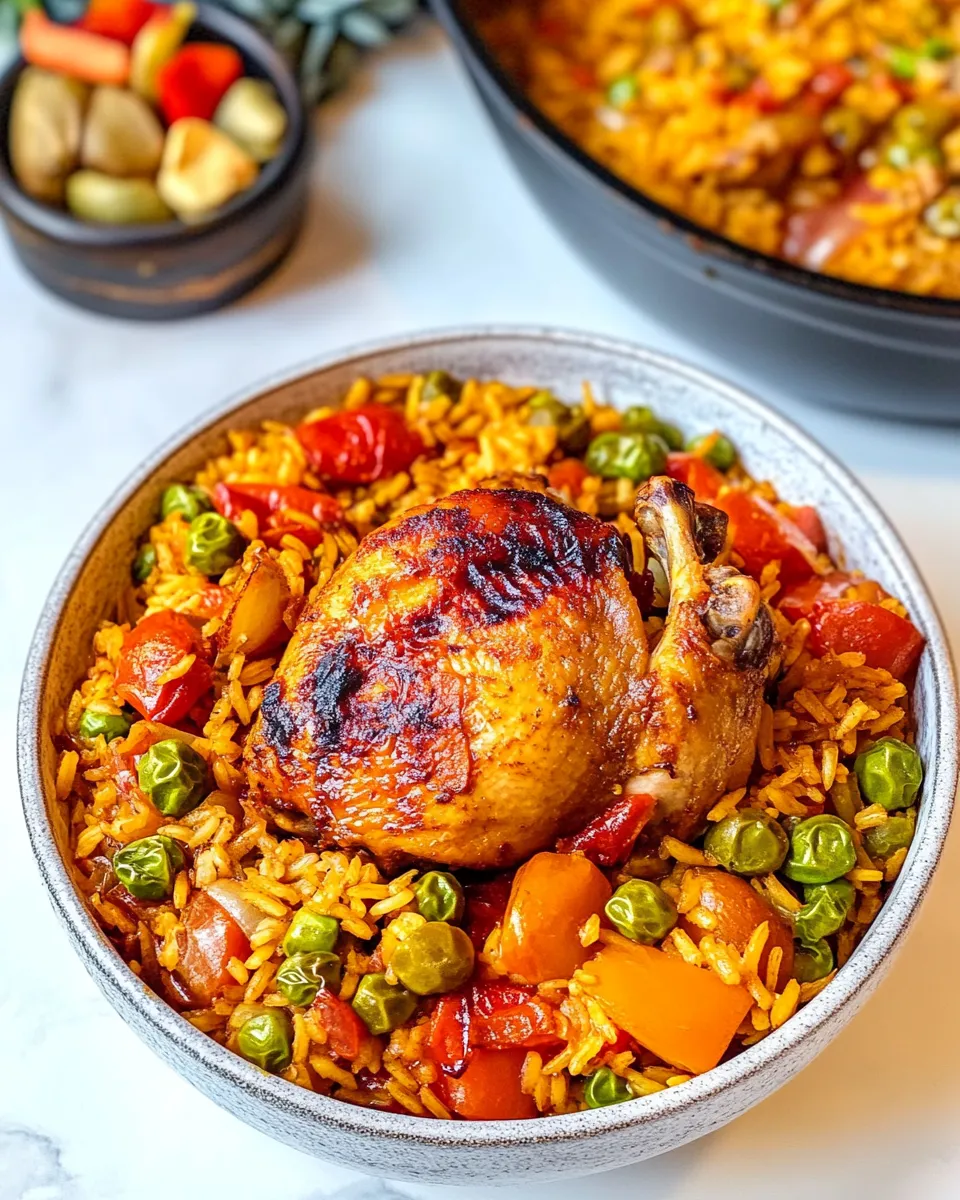 classic Locrio de Pollo (Dominican Chicken and Rice) image