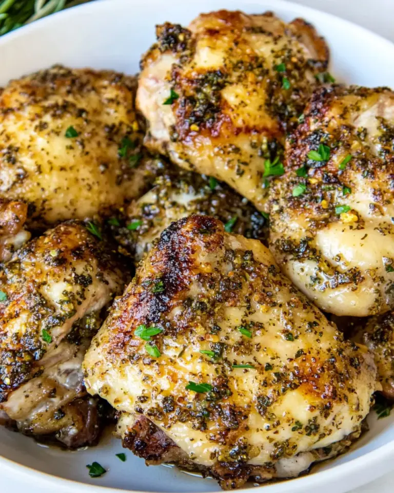 Homemade Marinated Chicken Thighs photo