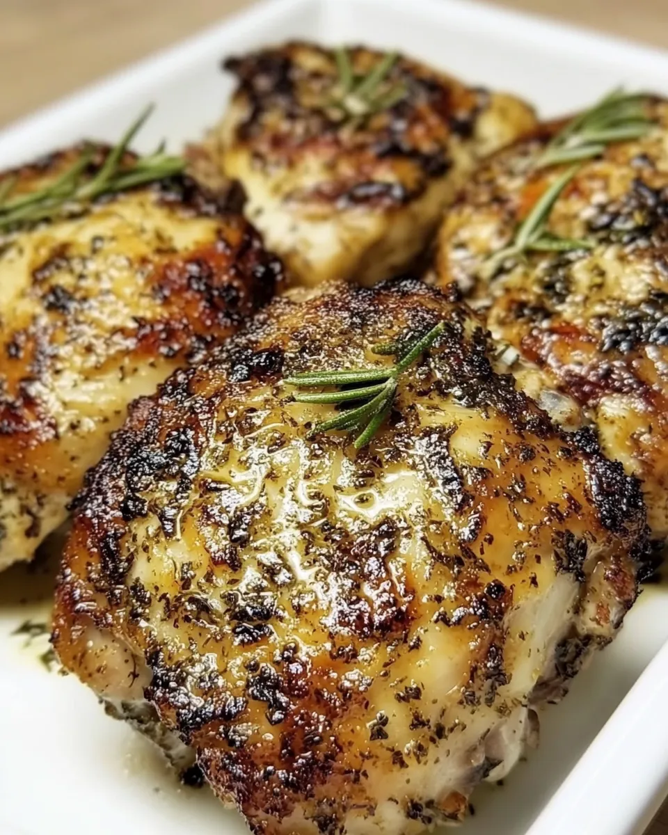 Easy Marinated Chicken Thighs recipe photo