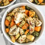 homemade Meal Prep Chicken and Vegetables (Paleo, Whole30) photo