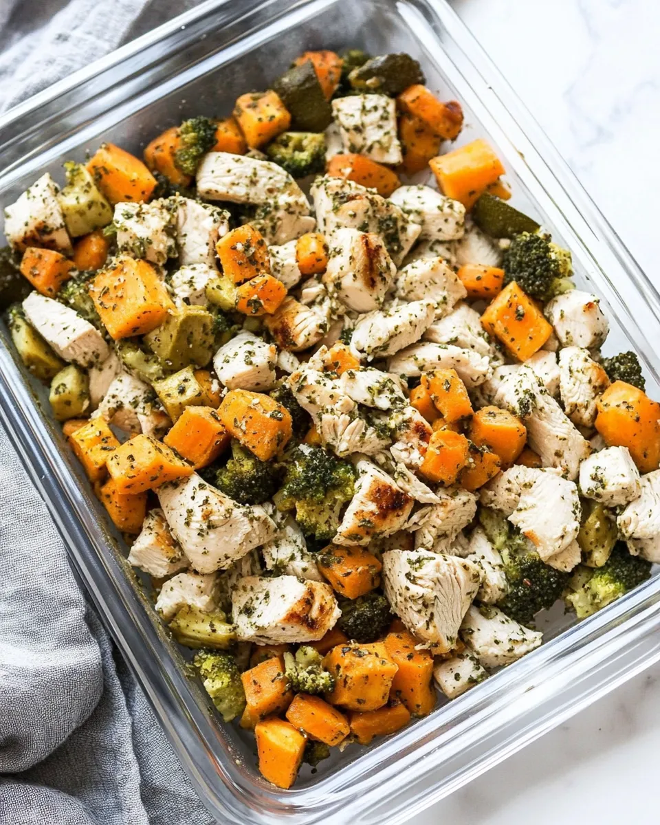 easy Meal Prep Chicken and Vegetables (Paleo, Whole30) recipe photo