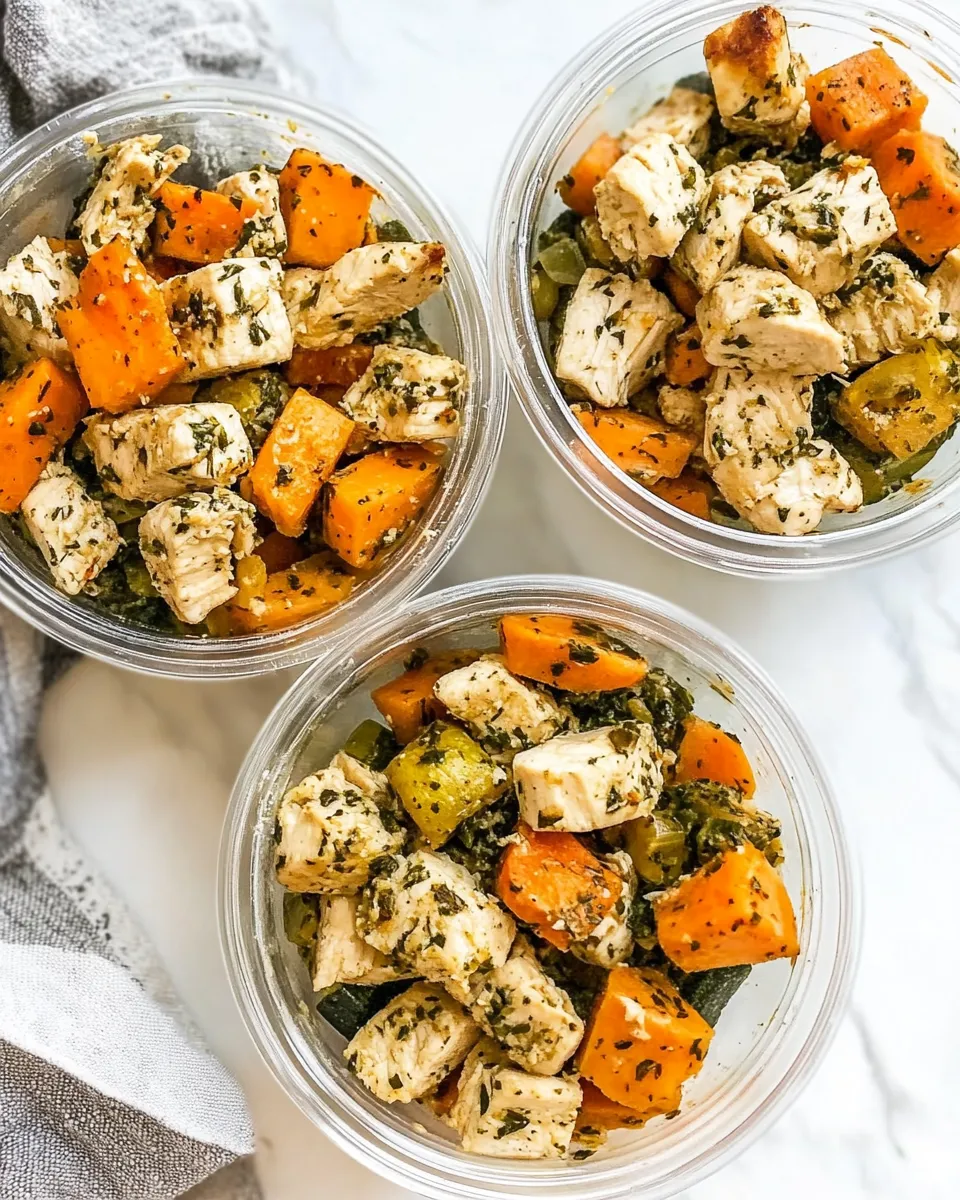 delicious Meal Prep Chicken and Vegetables (Paleo, Whole30) dish photo