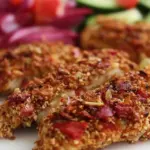 Homemade Mediterranean Vegetable Chip Crusted Chicken photo