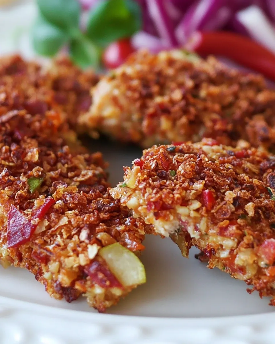 Classic Mediterranean Vegetable Chip Crusted Chicken image