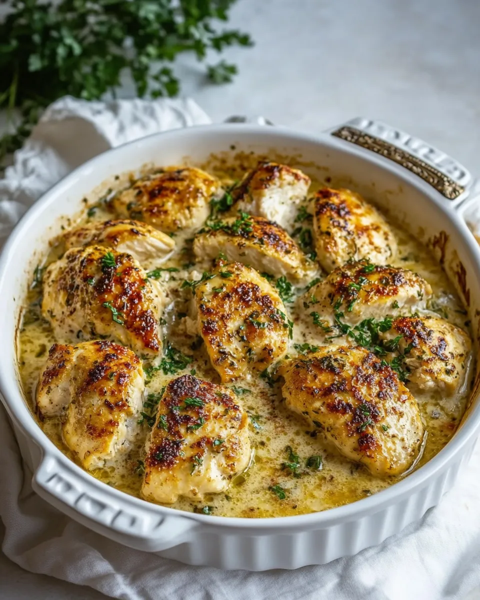 Homemade Melt in Your Mouth Caesar Chicken photo