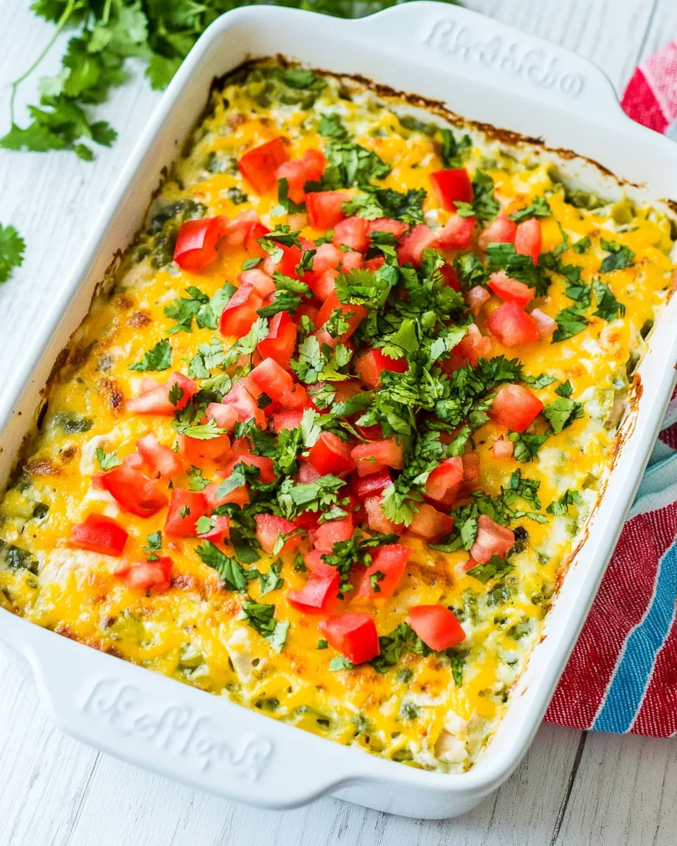 Delicious Mexican Chicken Casserole plate image