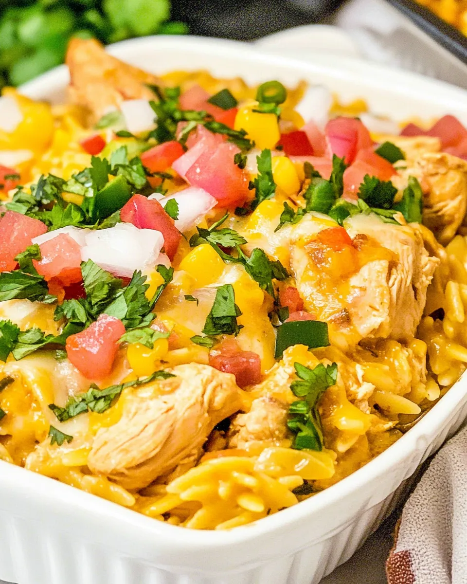 Classic Mexican Chicken Orzo image