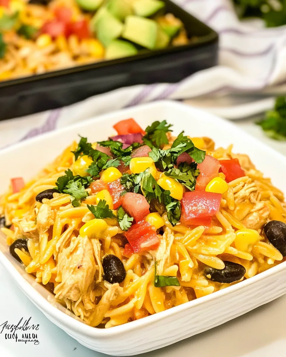 Easy Mexican Chicken Orzo recipe photo