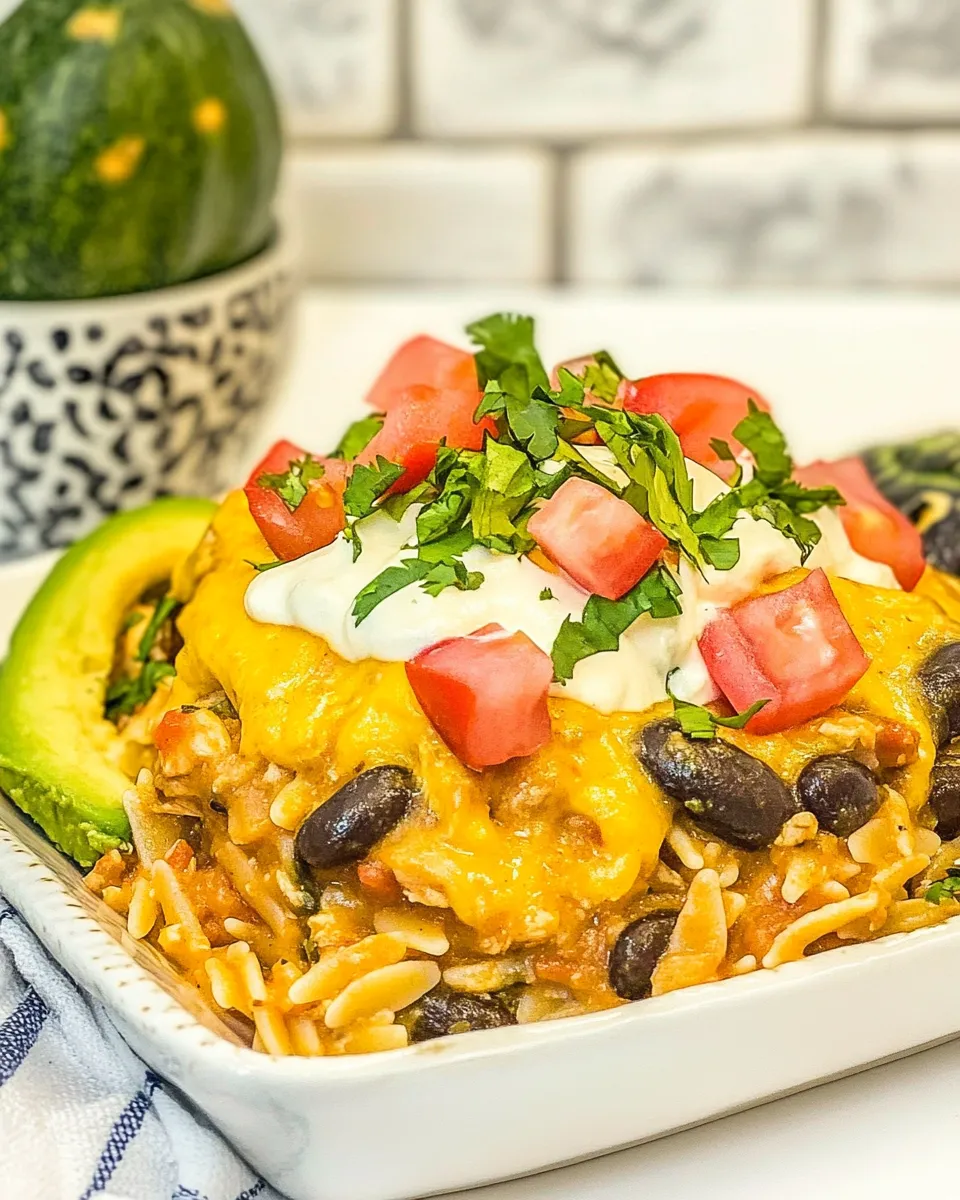 Delicious Mexican Chicken Orzo dish photo