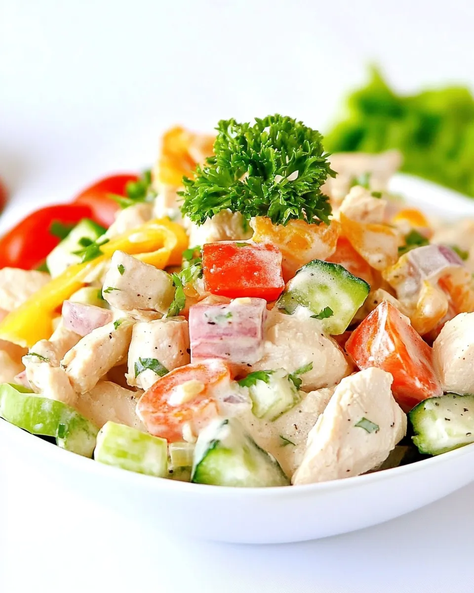 Homemade Mexican Chicken Salad photo