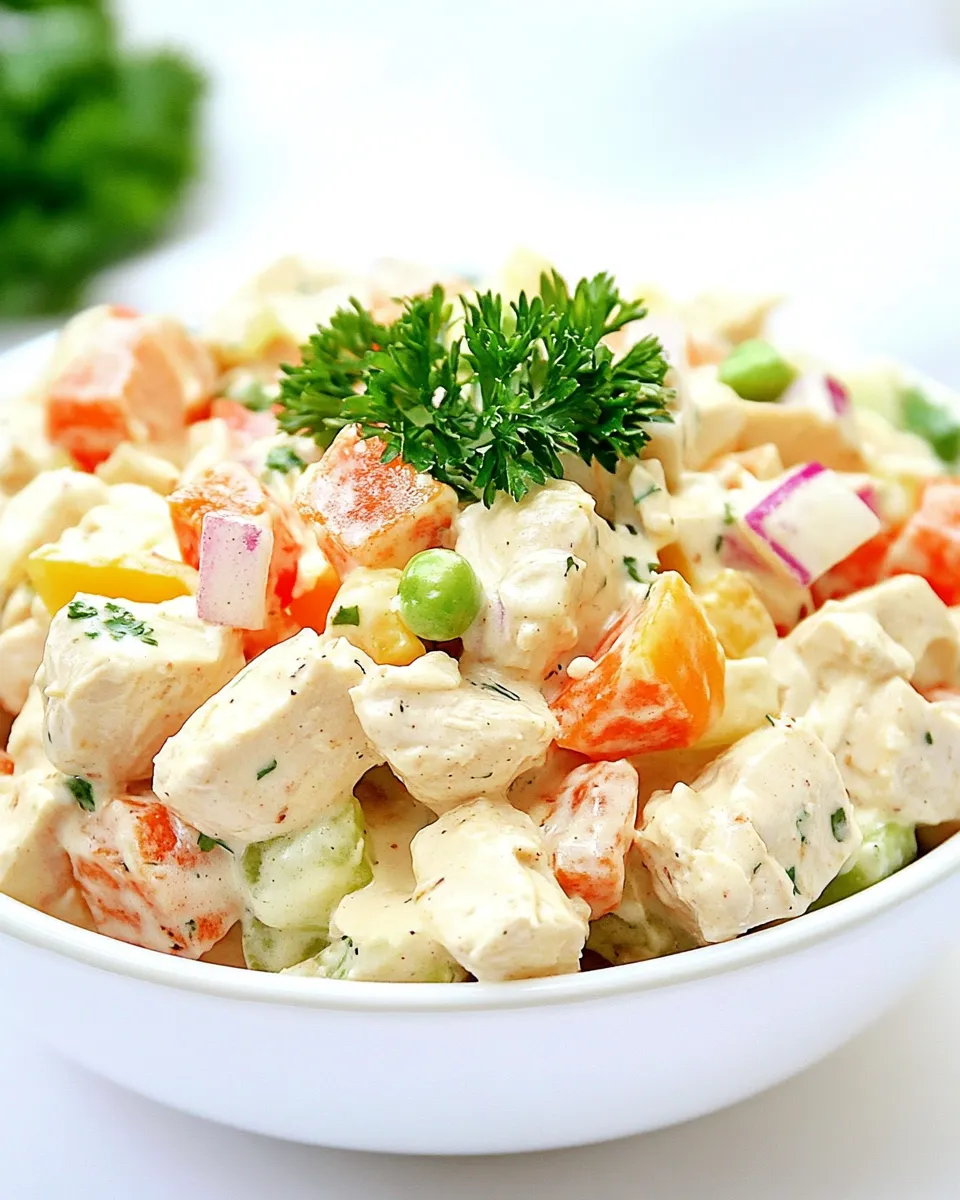 Easy Mexican Chicken Salad recipe image