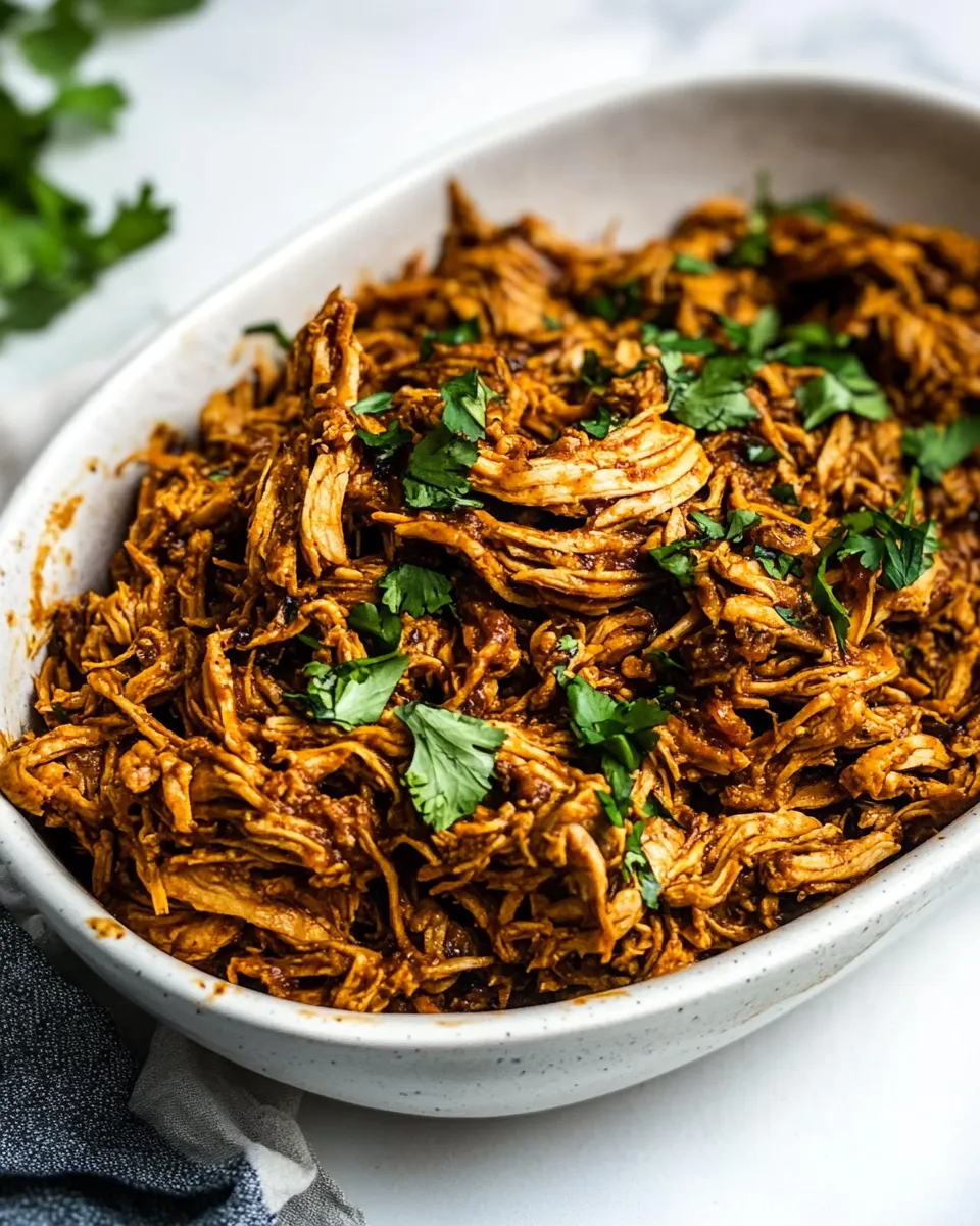 Easy Mexican Shredded Chicken recipe image