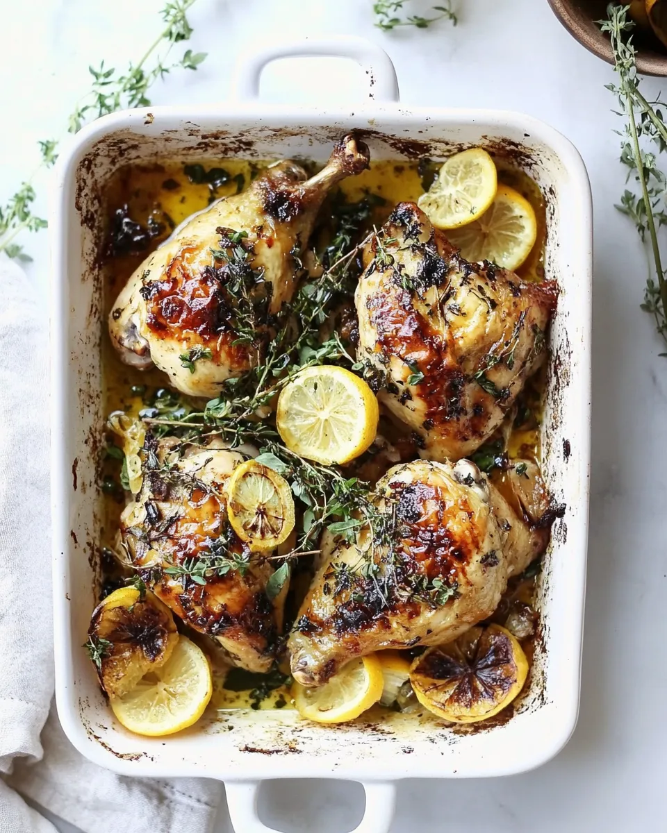 Homemade Meyer Lemon Roasted Chicken. photo