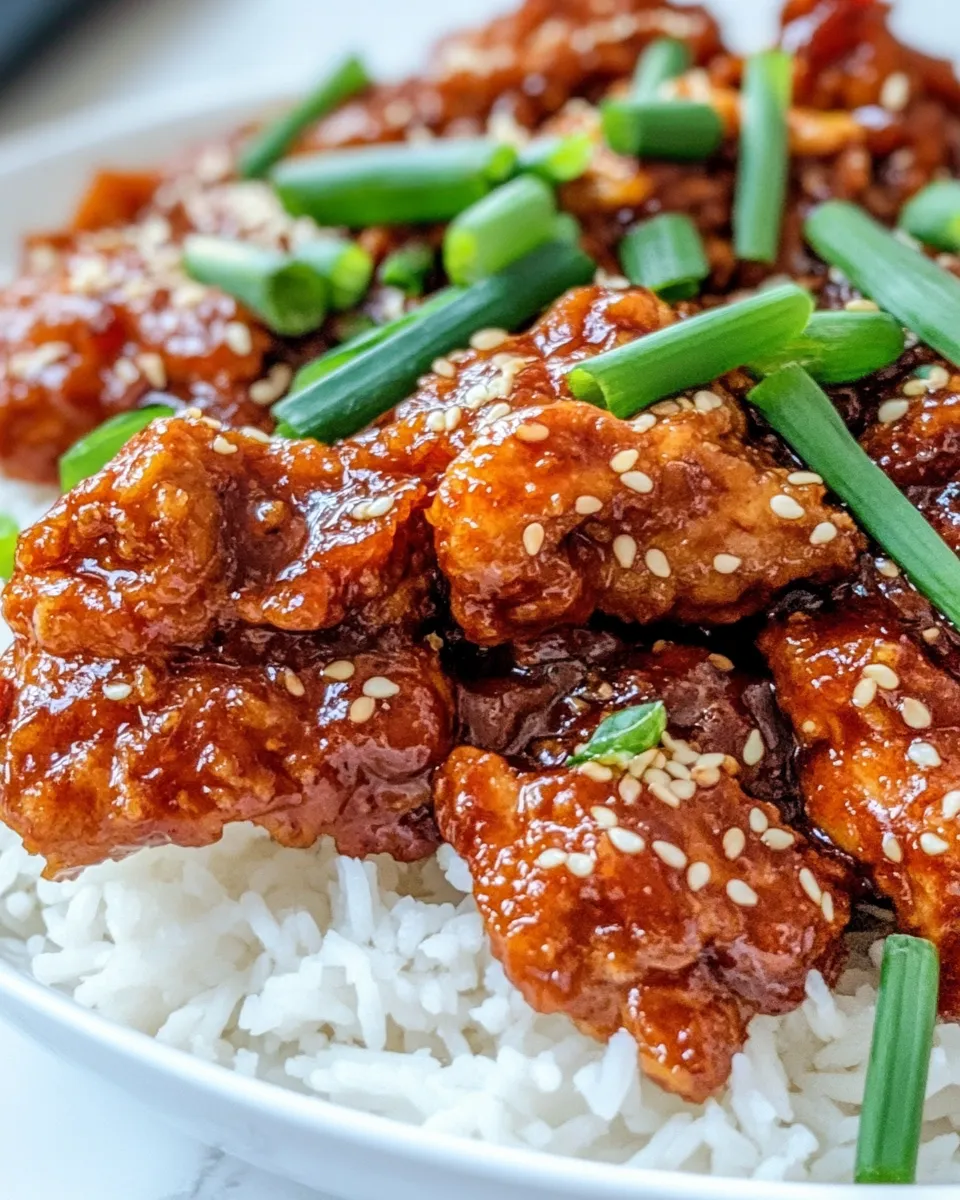 Homemade Mongolian Chicken Recipe photo