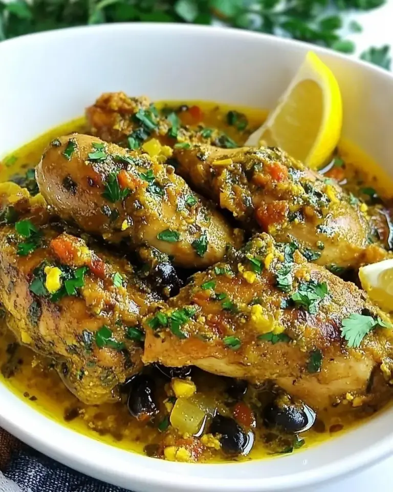 Homemade Moroccan Chicken (Djej Makalli) photo