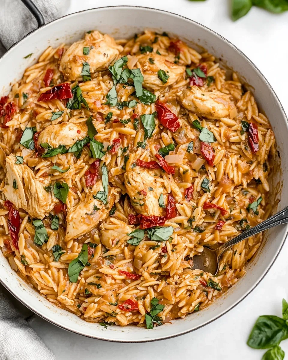 Easy One-Pan Marry Me Chicken Orzo recipe photo