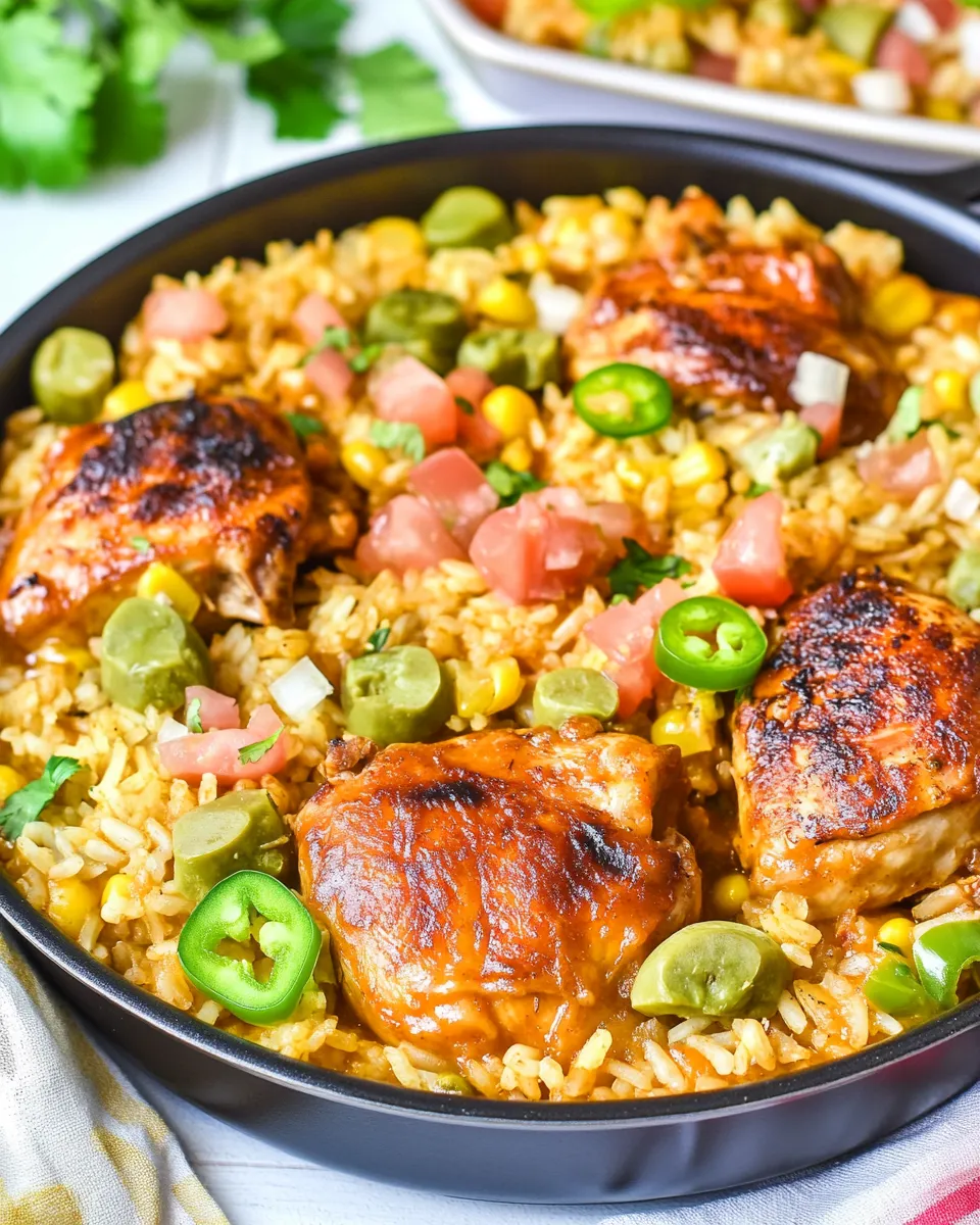 delicious One-Pan Mexican Chicken & Rice dish photo