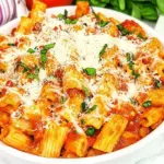 Homemade One-Pot Chicken Parmesan Pasta photo