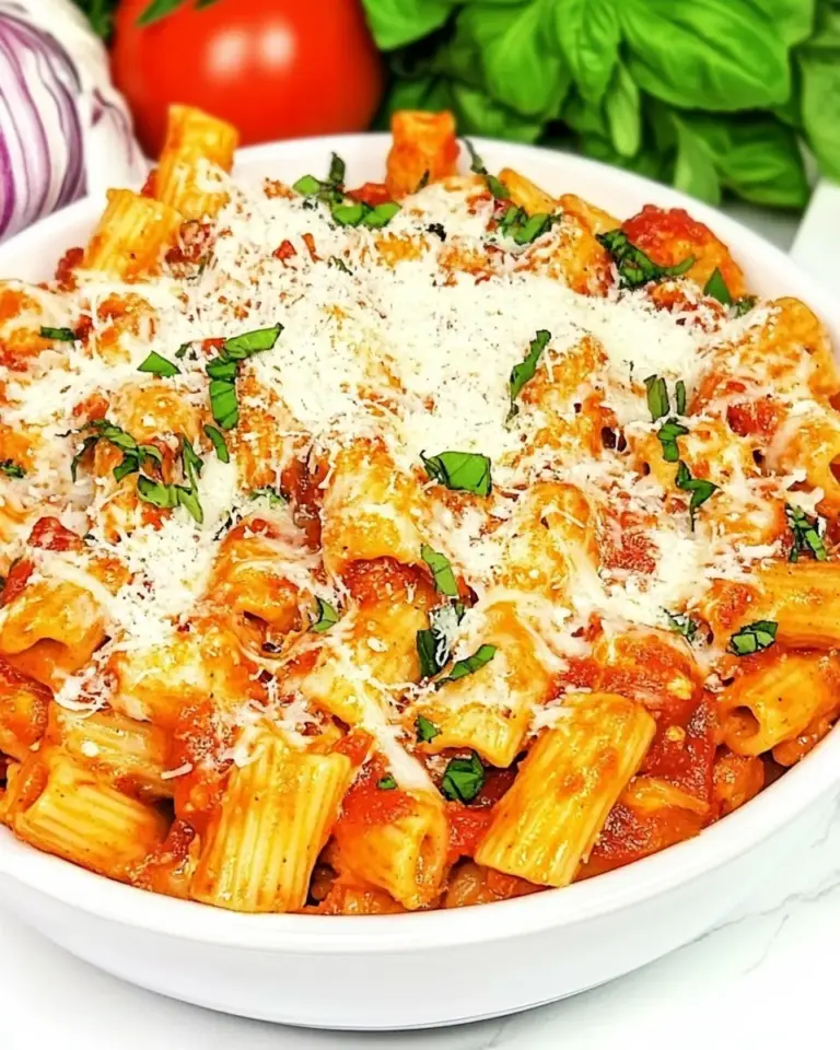 Homemade One-Pot Chicken Parmesan Pasta photo
