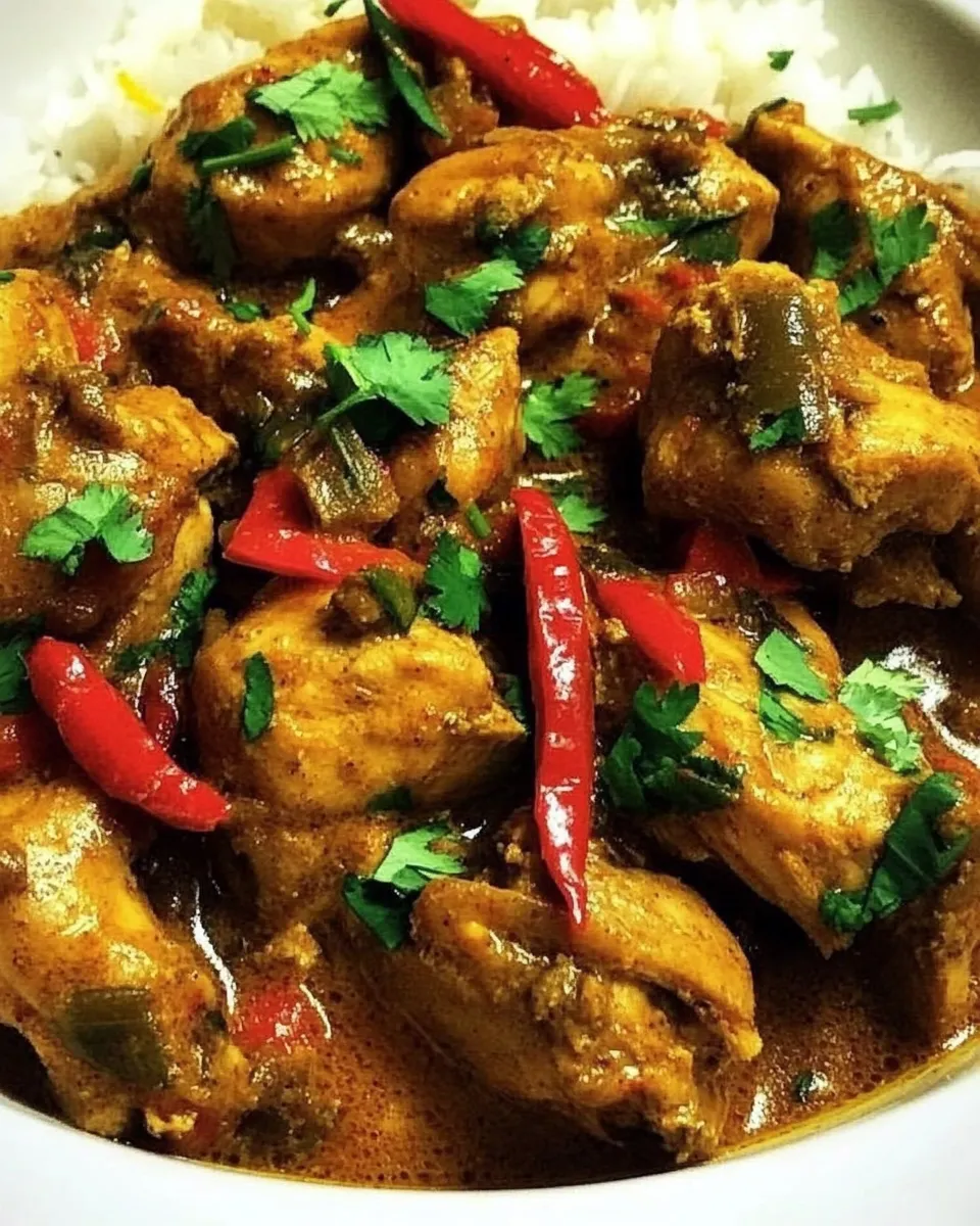 Homemade One-Pot Curried Coconut Chicken photo