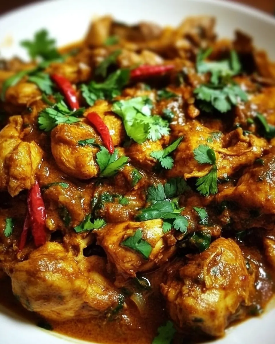 Delicious One-Pot Curried Coconut Chicken dish photo