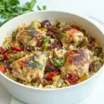 Homemade One-Pot Mediterranean Chicken and Rice photo