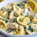 Homemade One Pan Creamy Lemon Chicken Tortellini photo