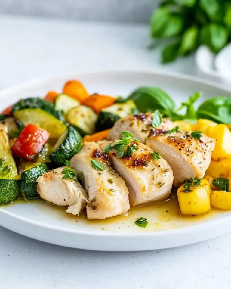 Homemade One Pan Garlic Chicken and Veggies photo