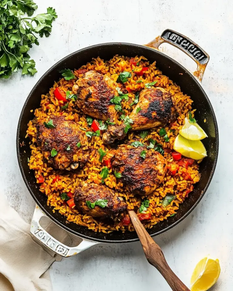 Homemade One Pan Spanish Chicken and Rice photo