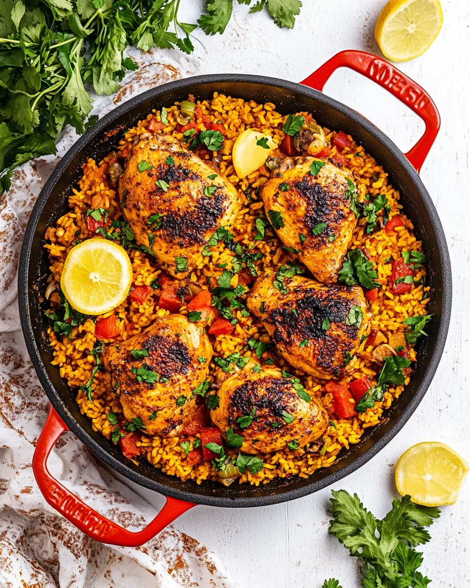 Classic One Pan Spanish Chicken and Rice image