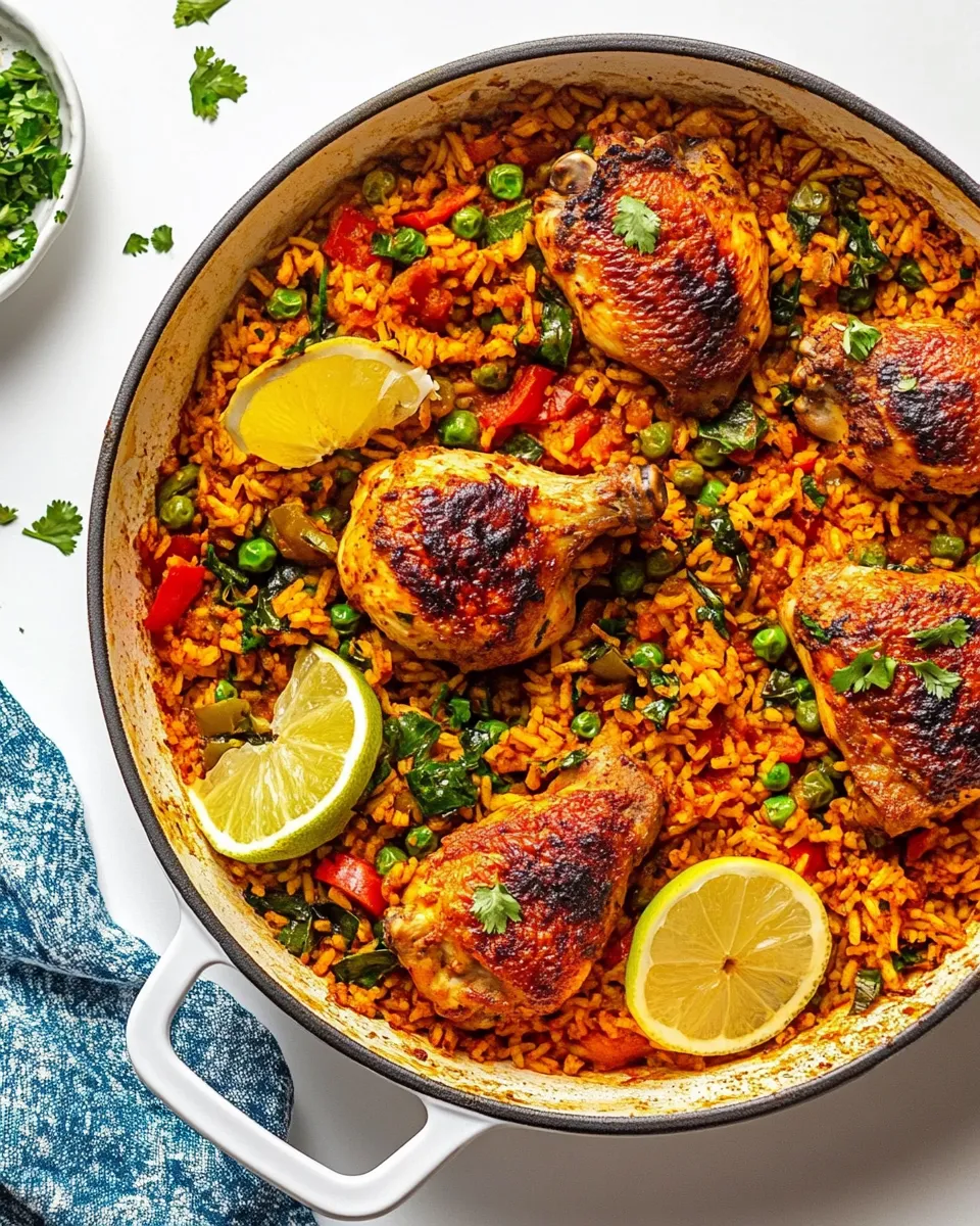 Easy One Pan Spanish Chicken and Rice recipe photo