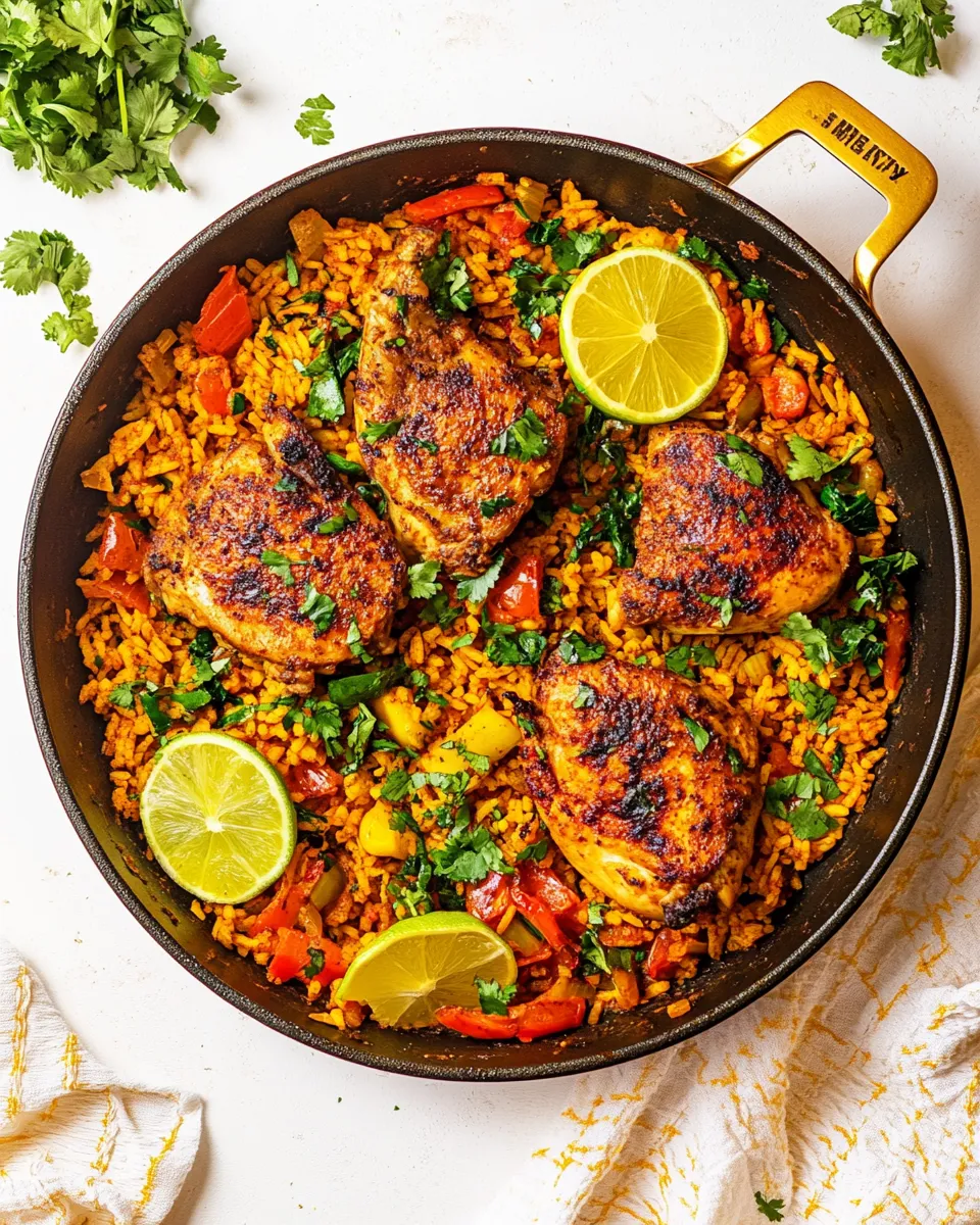 Delicious One Pan Spanish Chicken and Rice dish photo