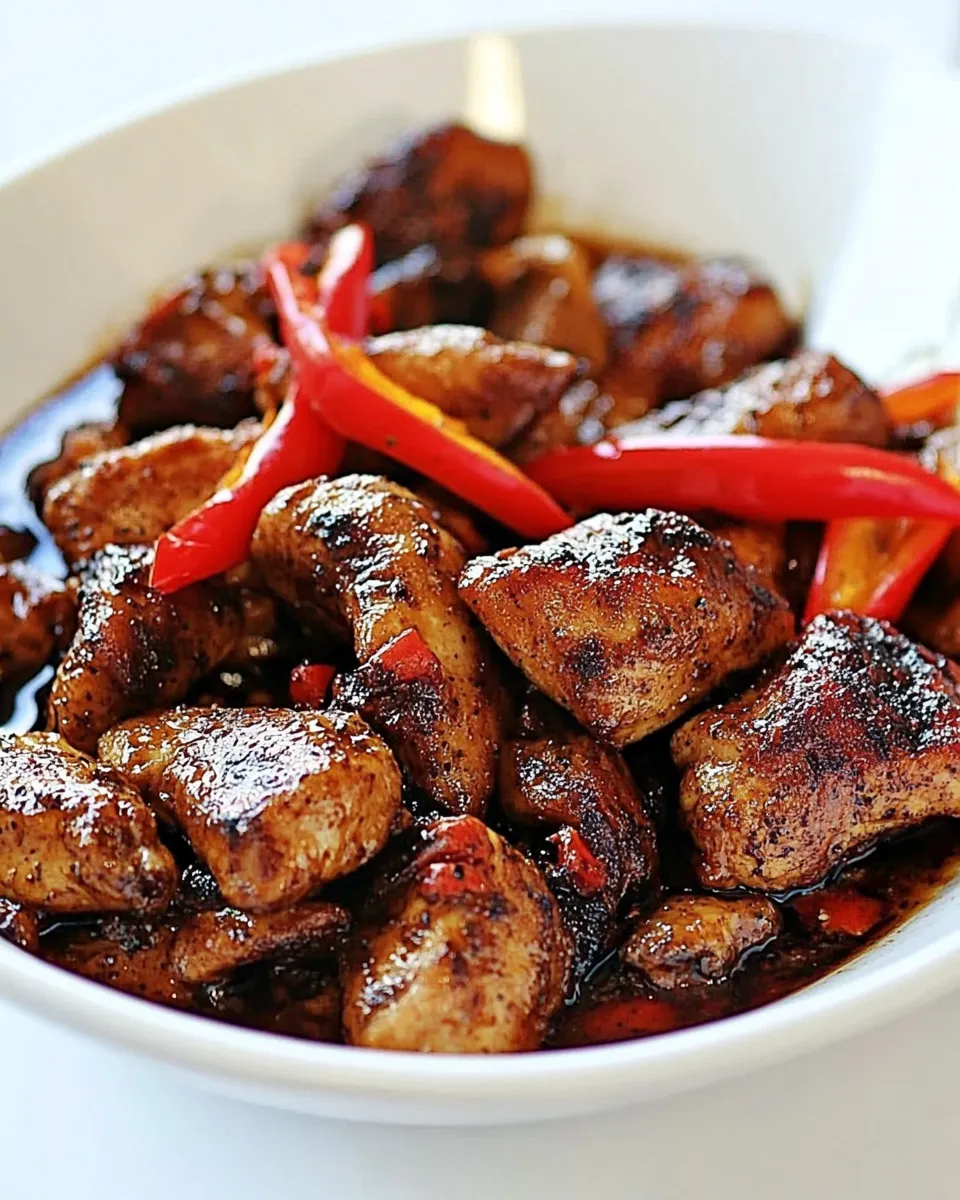Easy One Pot Black Pepper Chicken recipe photo
