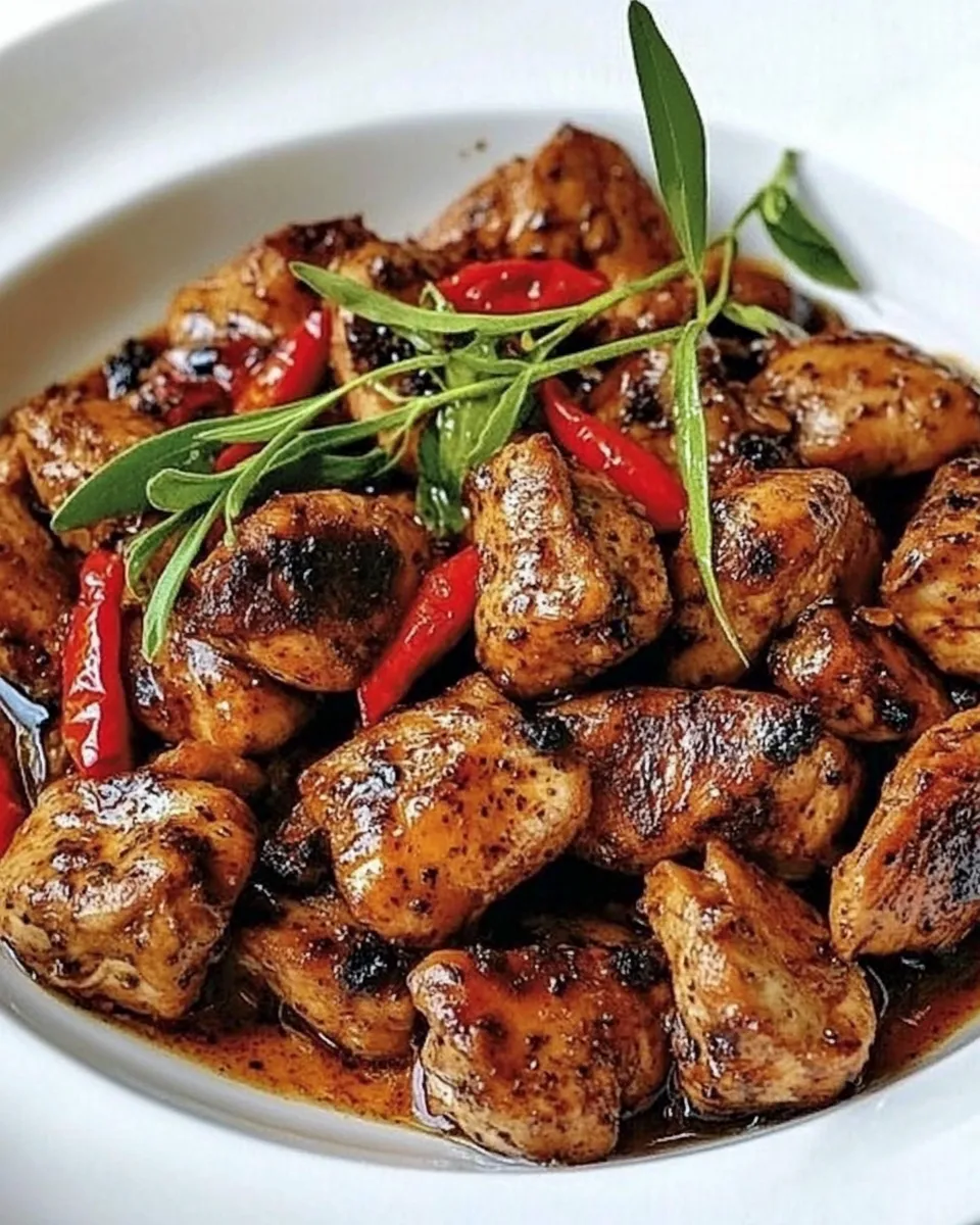 Delicious One Pot Black Pepper Chicken dish photo