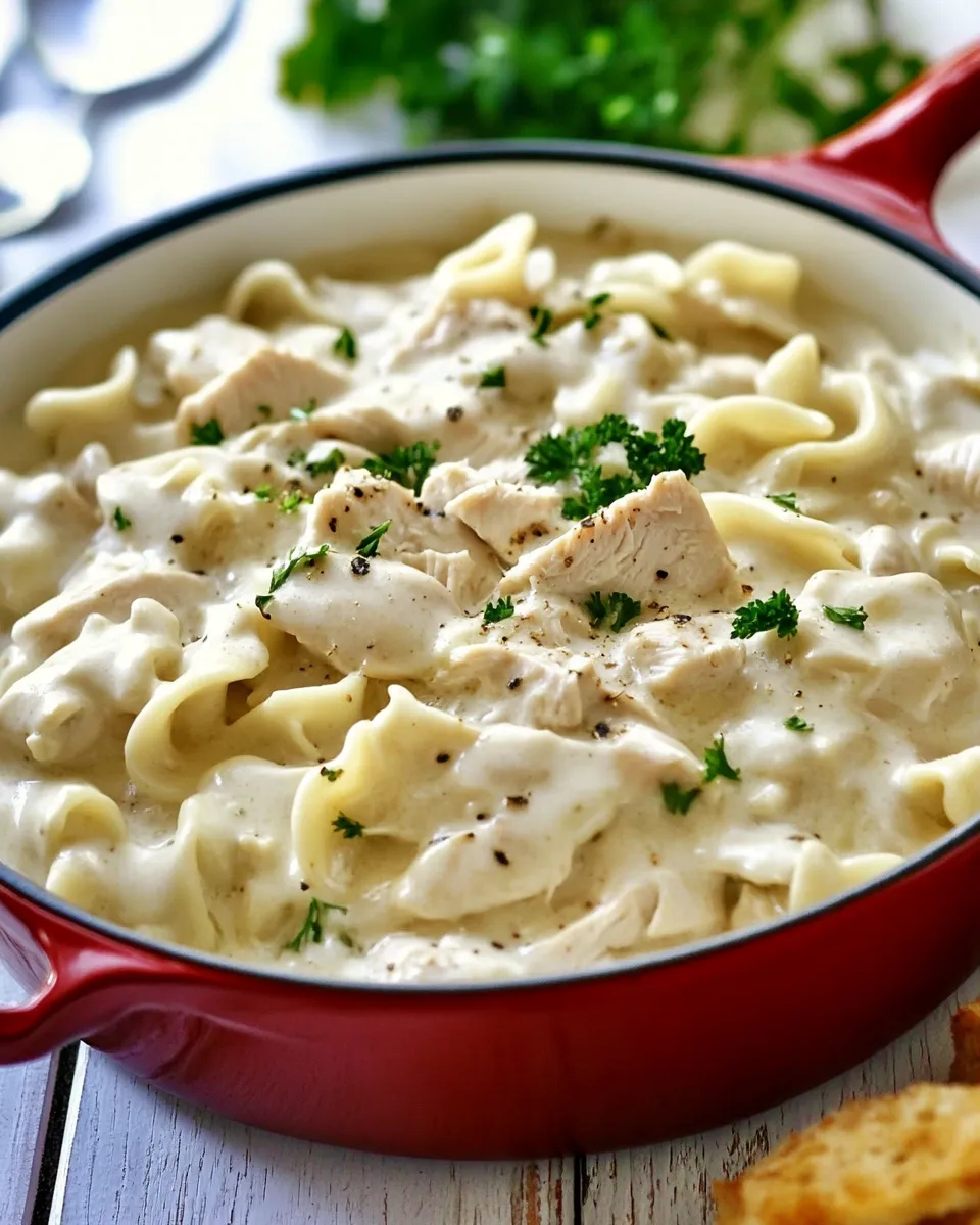 classic One Pot Chicken Alfredo image